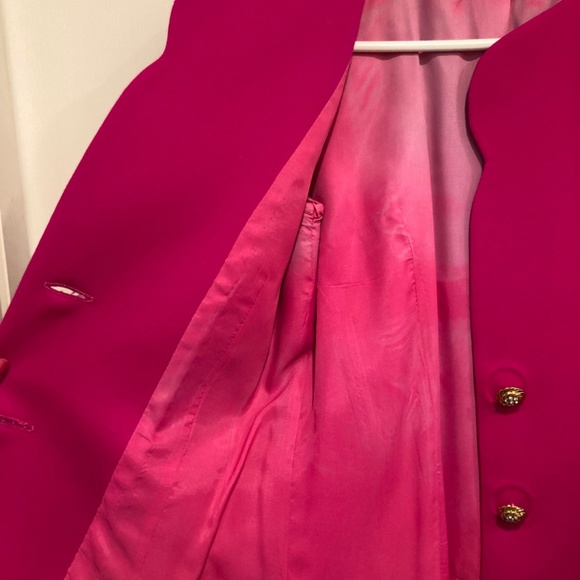 Vintage Fuschia wool jacket - Picture 3 of 8